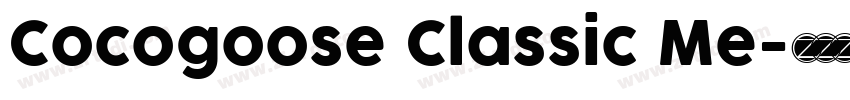 Cocogoose Classic Me字体转换